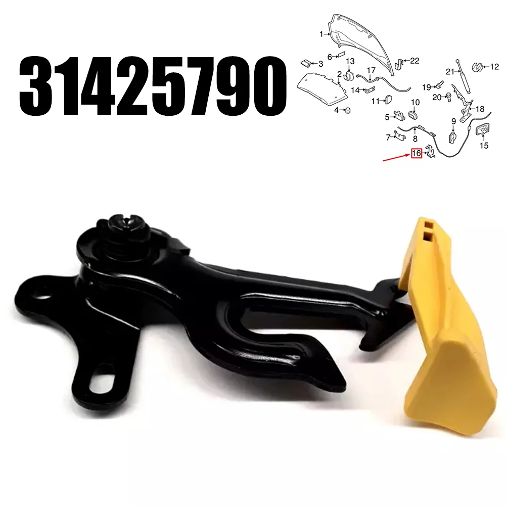 Newest Sale 1pcs Black OEM Number 31425790 Bonnet Hood Latch Lock For Volvo For XC60 2013-2017 Car Accessories