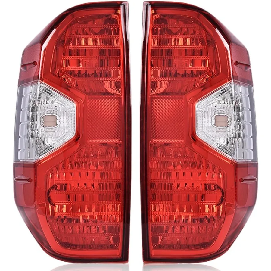 

Задние фонари в сборе, совместимые с пикапом Tundra 20142021, стоп-сигналы для водителя и правая красная линза, хром