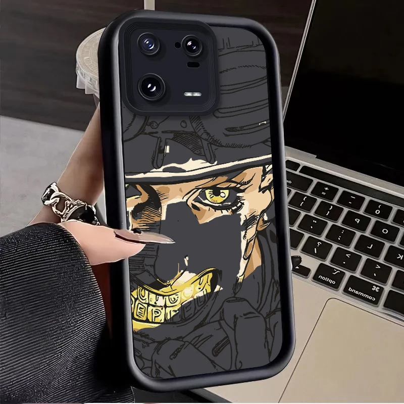 حافظة J-JoJo's Bizarre Adventure لهاتف Xiaomi Mi 15 Pro 14 14T 13 13T 12 11 Lite 11T POCO X7 X6 5G X5 X3 NFC F6 F5 4G غطاء Funda