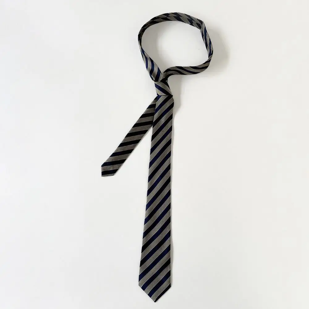 Fashion Korean Striped Tie Printed Y2K Shirt Tie Decoration Harajuku Style College Style JK Uniform Necktie Students