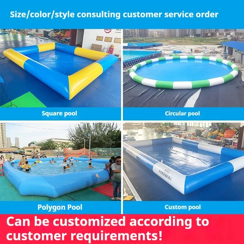 Large inflatable outdoor swimming pool family paddling pool foldable swimming pool children's swimming pool summer water park ch