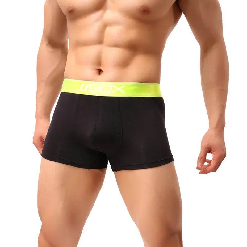 Sexy Boxers Men's Lingerie Underwear Modal Sissy Trunks Convex Breathable Underwear Intimate Boxers Underpants