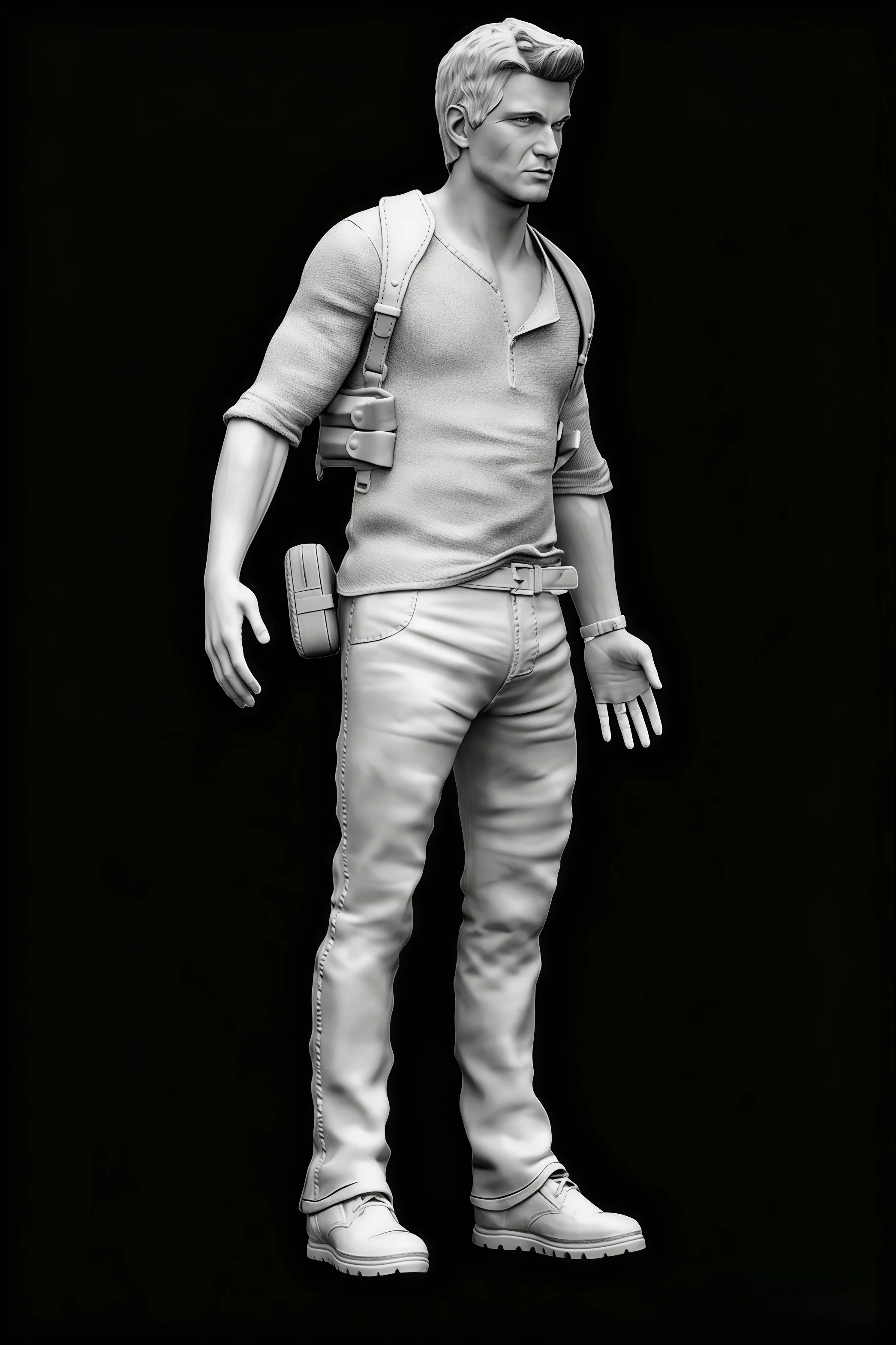 

1:18 Комплект для сборки литья смолы, GK, модель солдата из смолы, неокрашенный