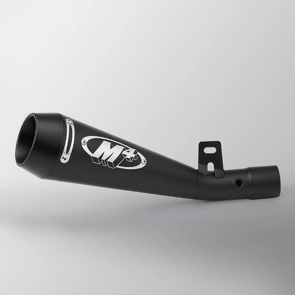 High quality motorcycle exhaust pipe modification ZX6R zx6r m4 dedicated integrated mid tail silencing port 2024-2025