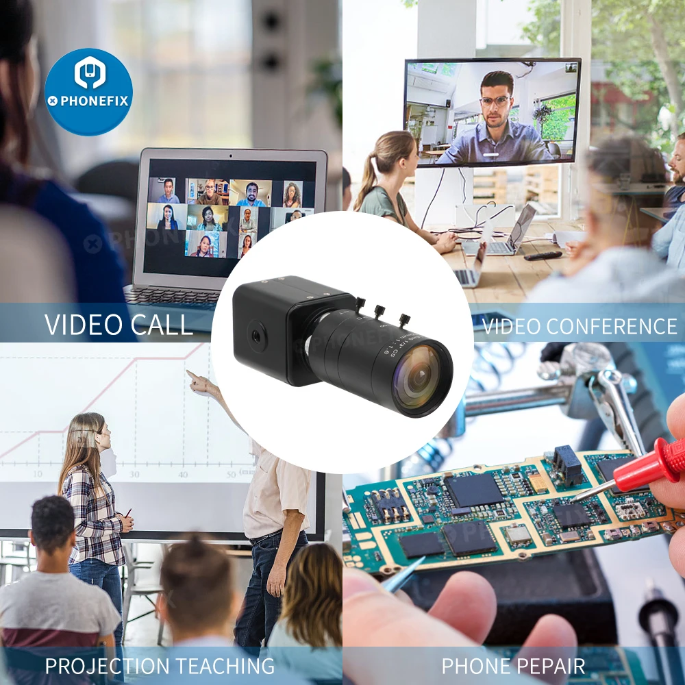 HDMI Industrial Camera Live Stream Camera with 6-60mm Lens 1/3\