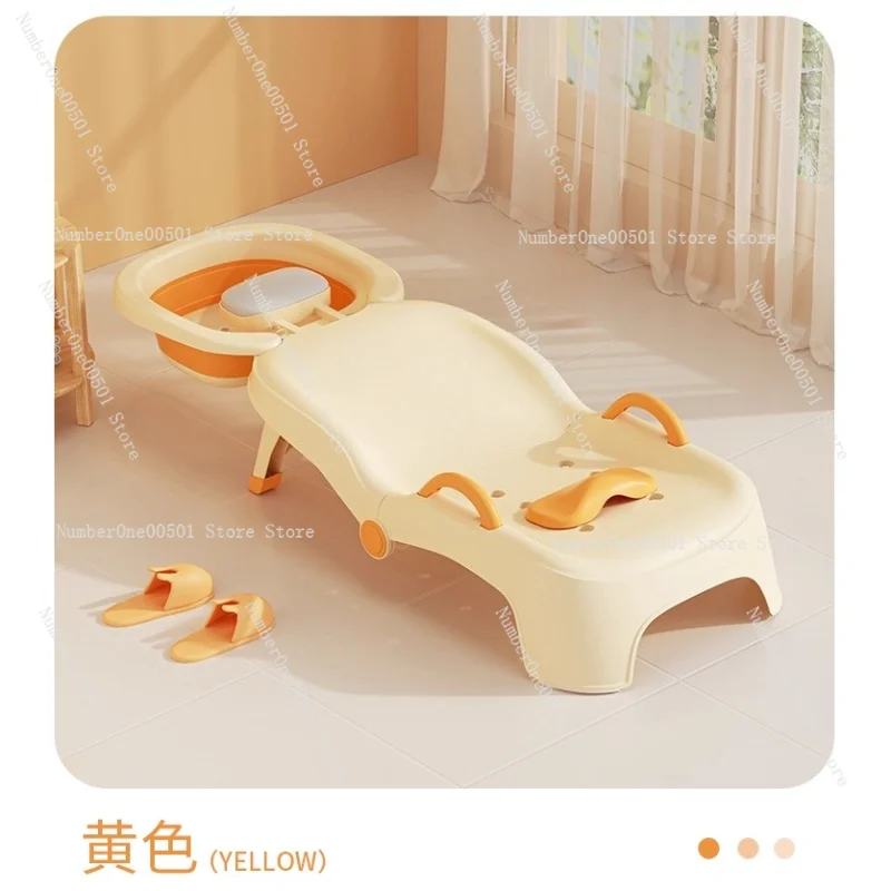 Foldable Baby Hair Washing Chair for Kids Toddler Infant Home Use