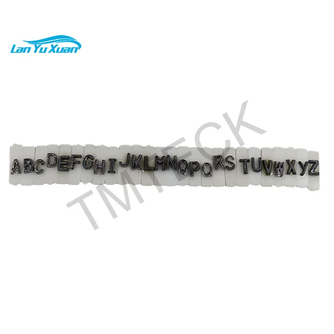 X Ray Lead Letter from U to Z   Flat Face 9 X6x2 Mm 100PCS/ letter  Ll2 Darkroom Accessories