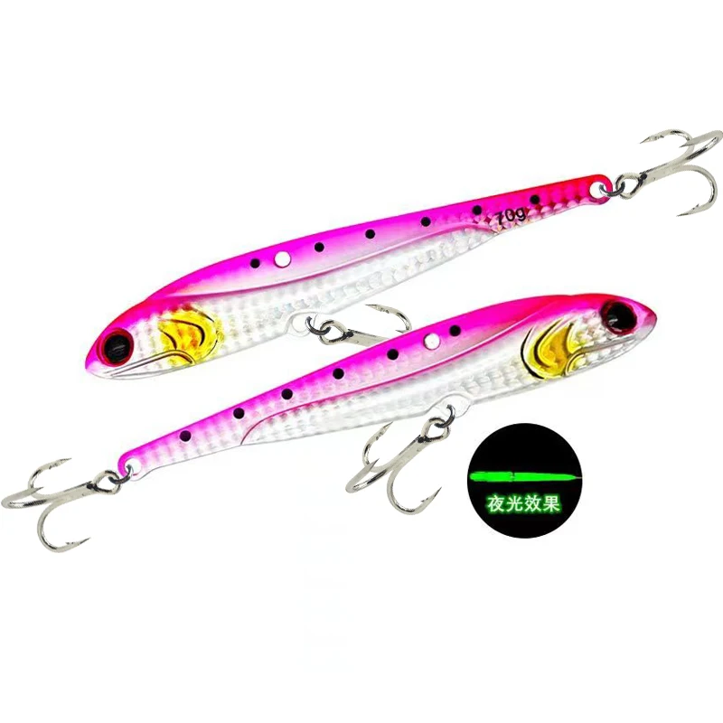 AS VIB Fishing Lure Bait 70g Metal Jig Sinking Sea Fishing Pesca Spinner Bait Boat Fishing VIBRATION Tuna Grouper Leurre Bait