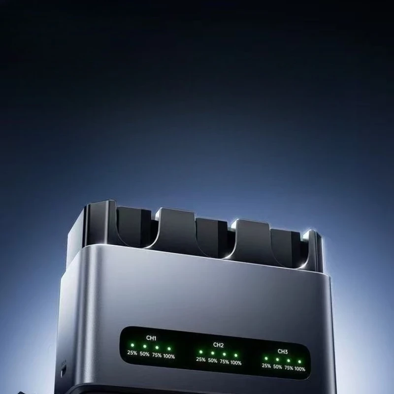 

Camera battery 30W three-port fast charging charger