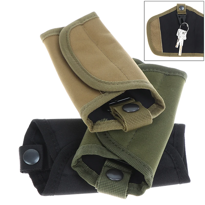 Riñonera militar Molle para exteriores, bolsillo pequeño, llavero, bolsa táctica EDC, 1 piezas