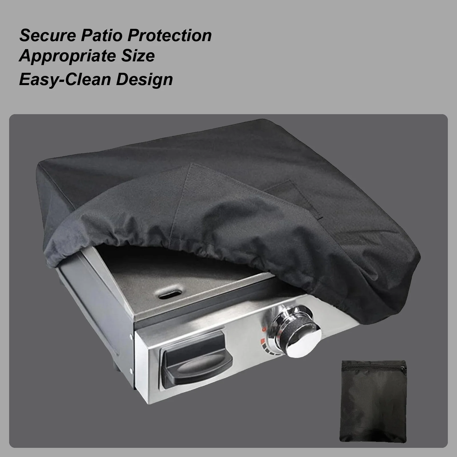 Griddle Cover Heavy Duty Waterproof Table Top Griddle Lid Cover for Grill for Outdoor Barbecue Cooking Camping Patio Backyard