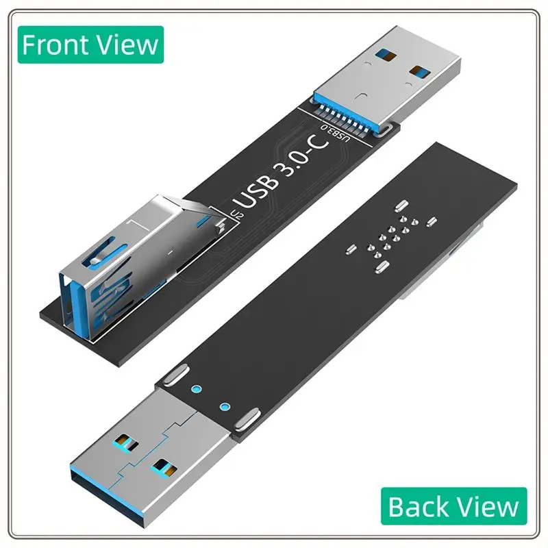 موثوقة-USB 3.0 9Pin ذكر إلى أنثى محول بطاقة للكمبيوتر المحمول ، USB 3.0 9Pin ذكر إلى أنثى محول بطاقة للكمبيوتر المحمول-ABDQ