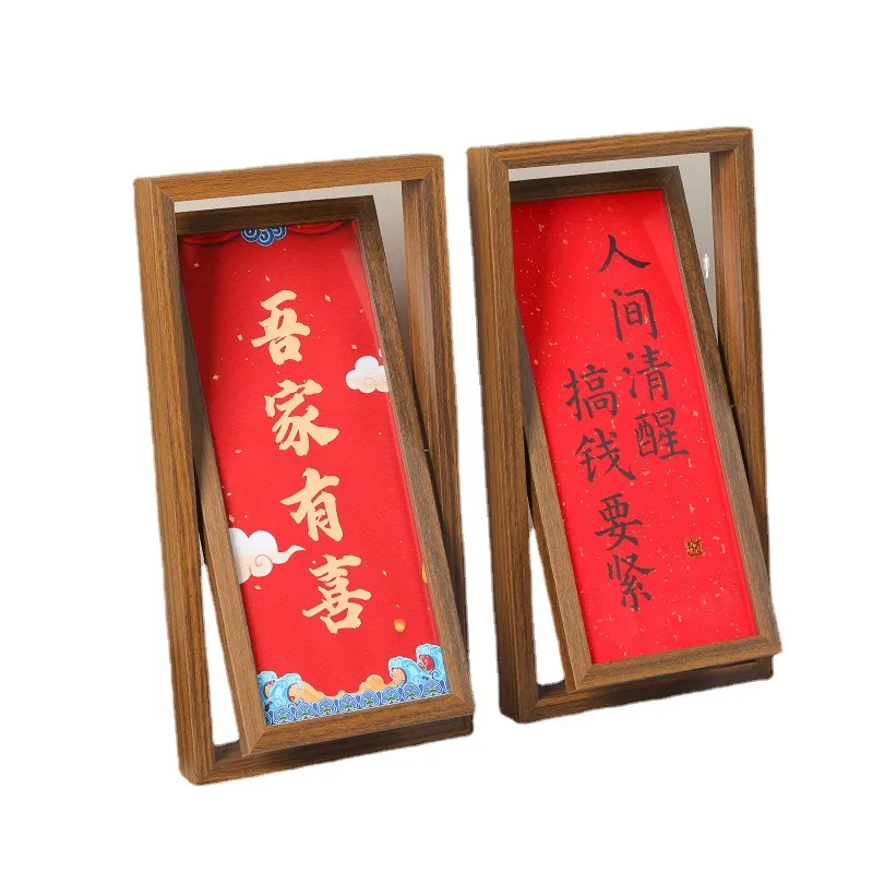 Solid Wood Photo Framing Stylish Picture Frame Light Luxury Designer Frames Creative Picture Frame Cornice Home Decoration