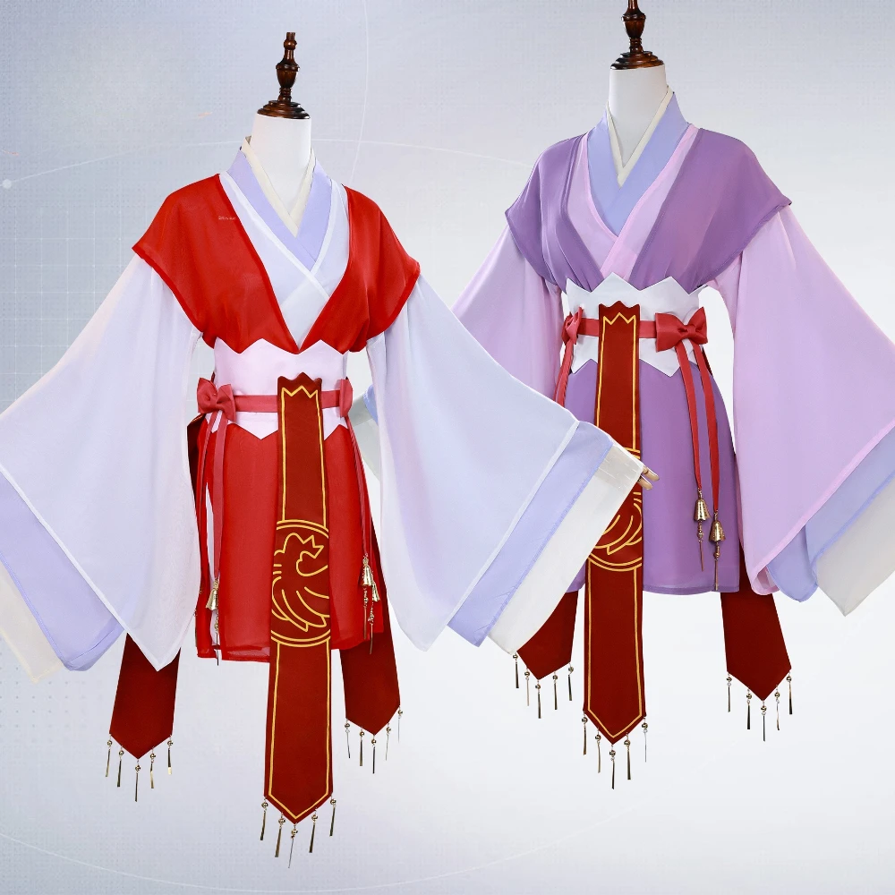 

Fox Spirit Matchmaker Demon Little Tushan Honghong Cosplay Costume Ears Red Halloween Role Play Suit