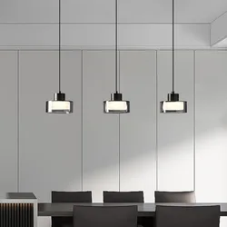 Lampadari a LED nordici lampade a sospensione paralume in vetro lampada a sospensione a sospensione per sala da pranzo cucina comodino soggiorno camera da letto