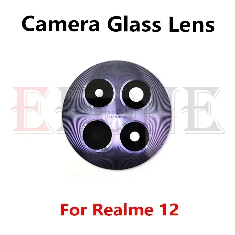 

20 шт. для OPPO Realme 12 11 5G 11 Pro 11 Pro Plus, стеклянная крышка объектива задней камеры с клейкой наклейкой