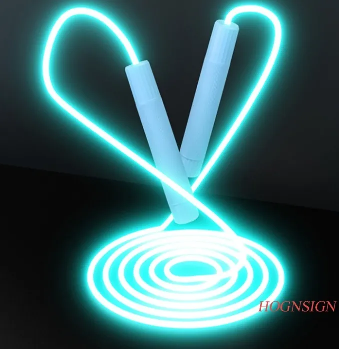 Lichtgevend springtouw voor kinderen, beginners in de kleuterschool, fluorescerend nachtlampje springtouw voor volwassenen