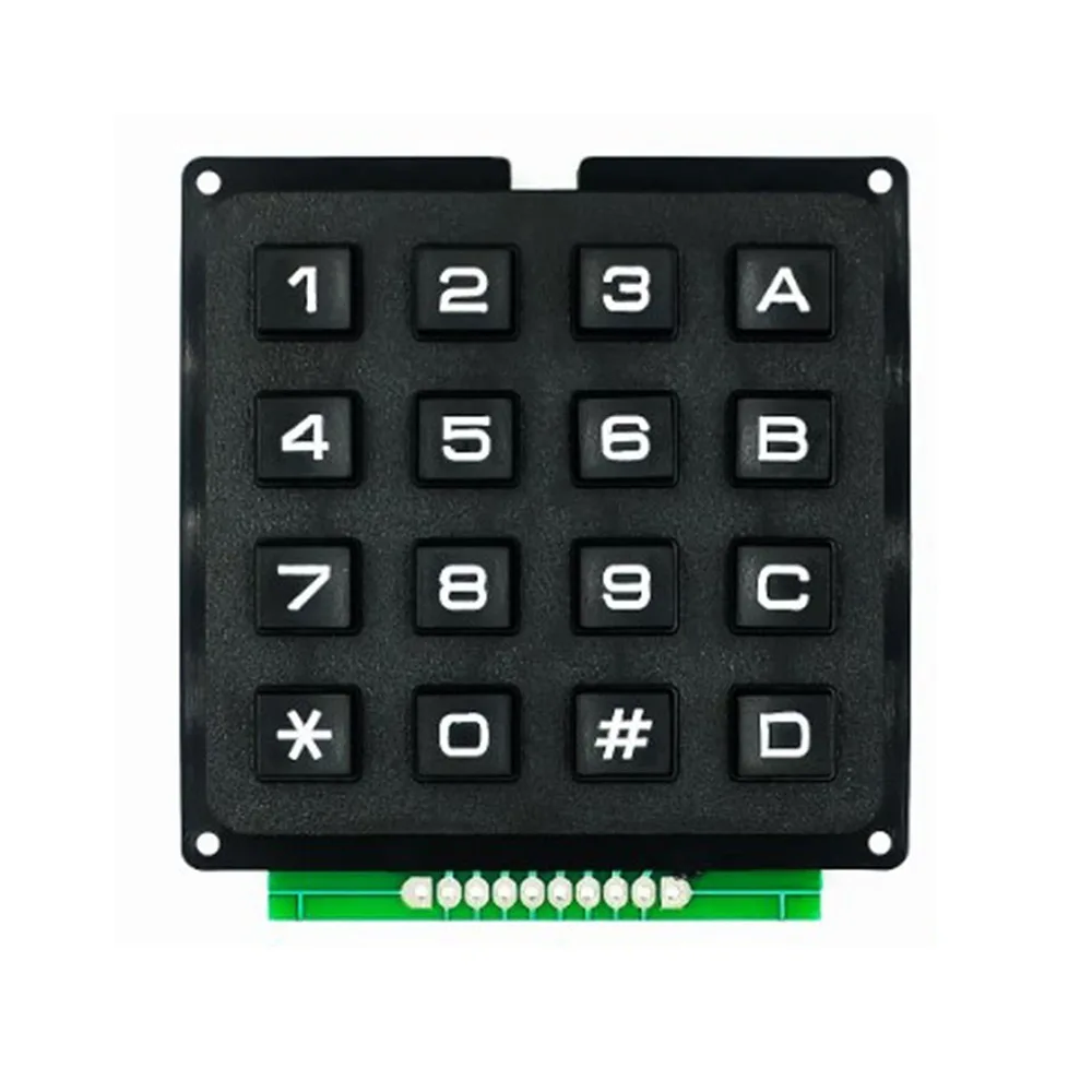 

DIY Matrix Switch Keyboard Professional 12key/16key Keypad Array Module 3*4/4*4 External Keypad Board for Arduino/Raspberry Pi