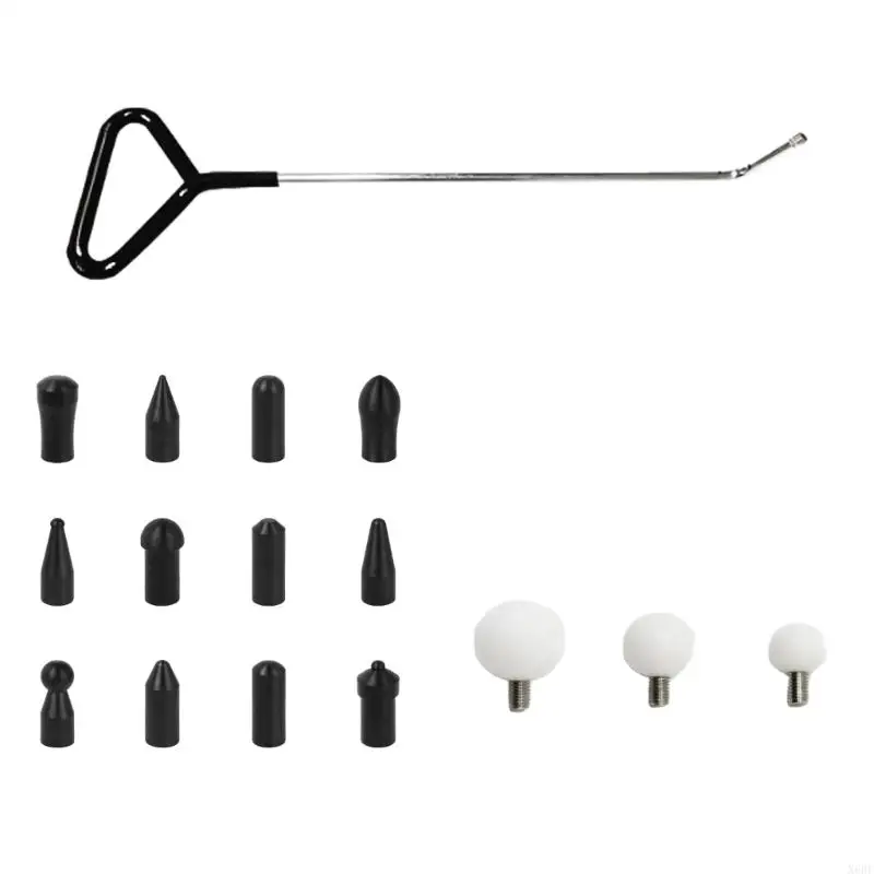 

X6HF Профессиональный комплект ломов для ремонта вмятин из нержавеющей стали, сменный наконечник для удаления