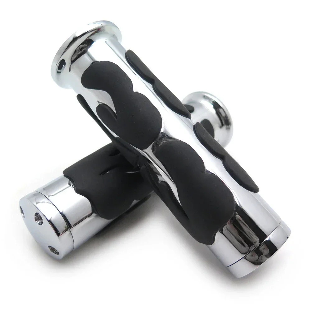 Motorcycle Parts Flame Hand Grips 22mm 7/8