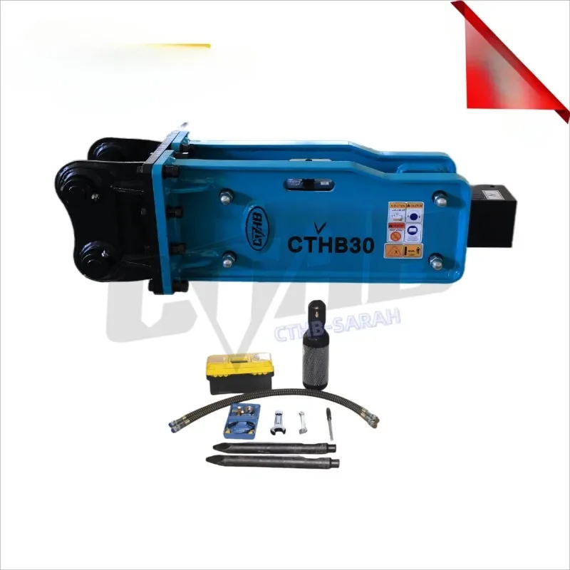 Hydraulic Breaker SB30 Top Type Rock Hammer Chisel Diameter 53mm Suitable to 2.5-4.5 Excavator Hydraulic Hammer