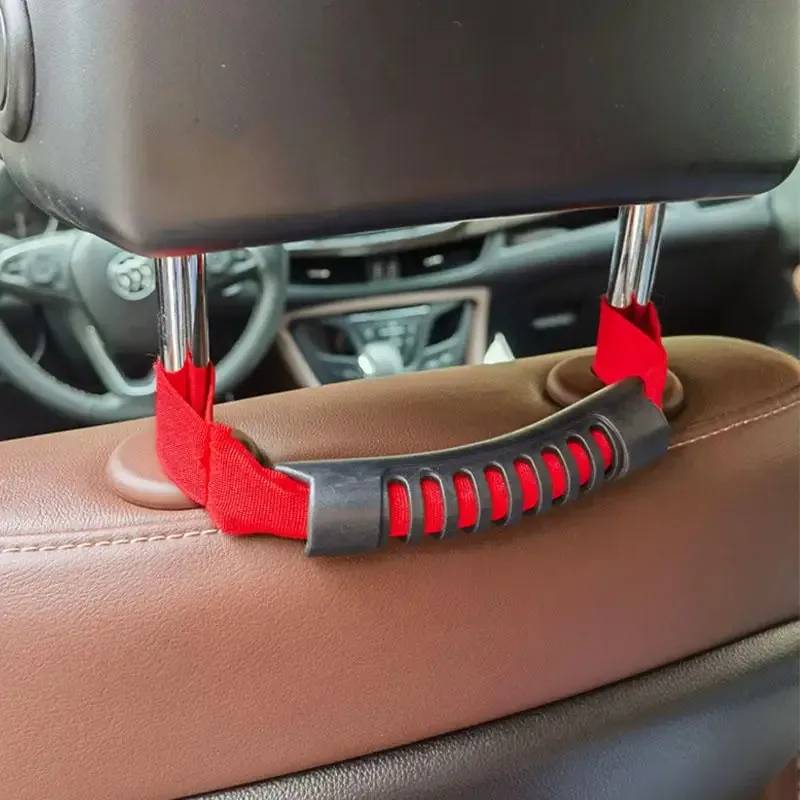 Car Rear Seat Handle Car Safety Grab Handles Universal Car Armrest Rear Passenger Headrest Safety Armrest 2Pcs Car Grab Handle