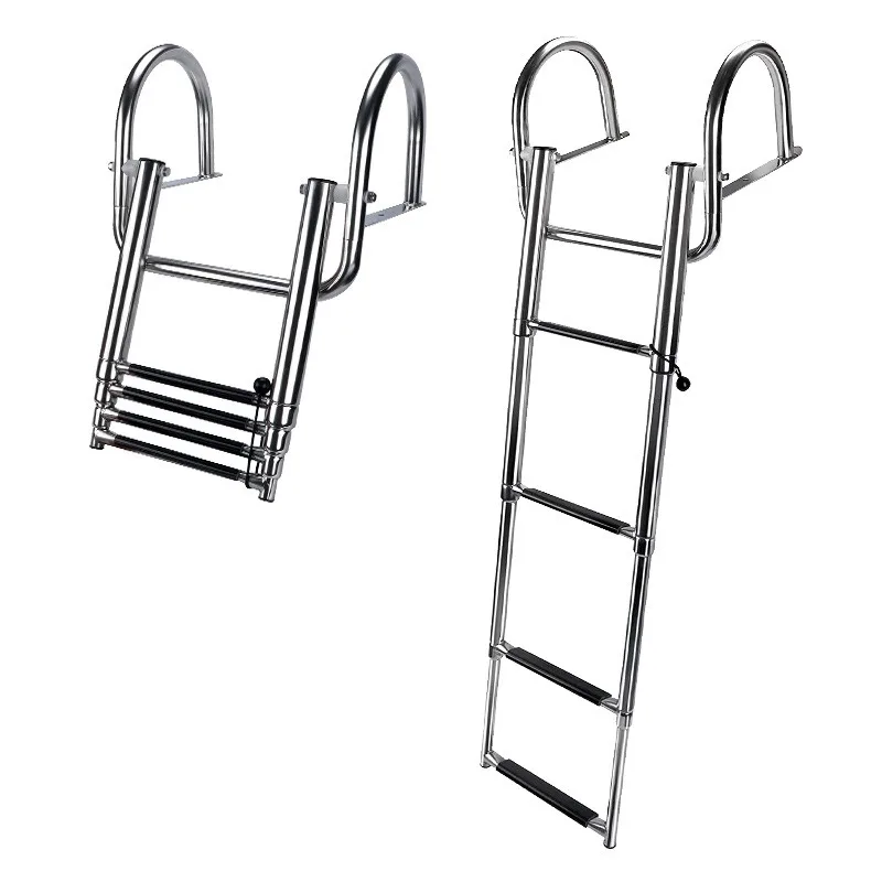

Boat ladder Stainless steel telescopic gangway yacht ladder