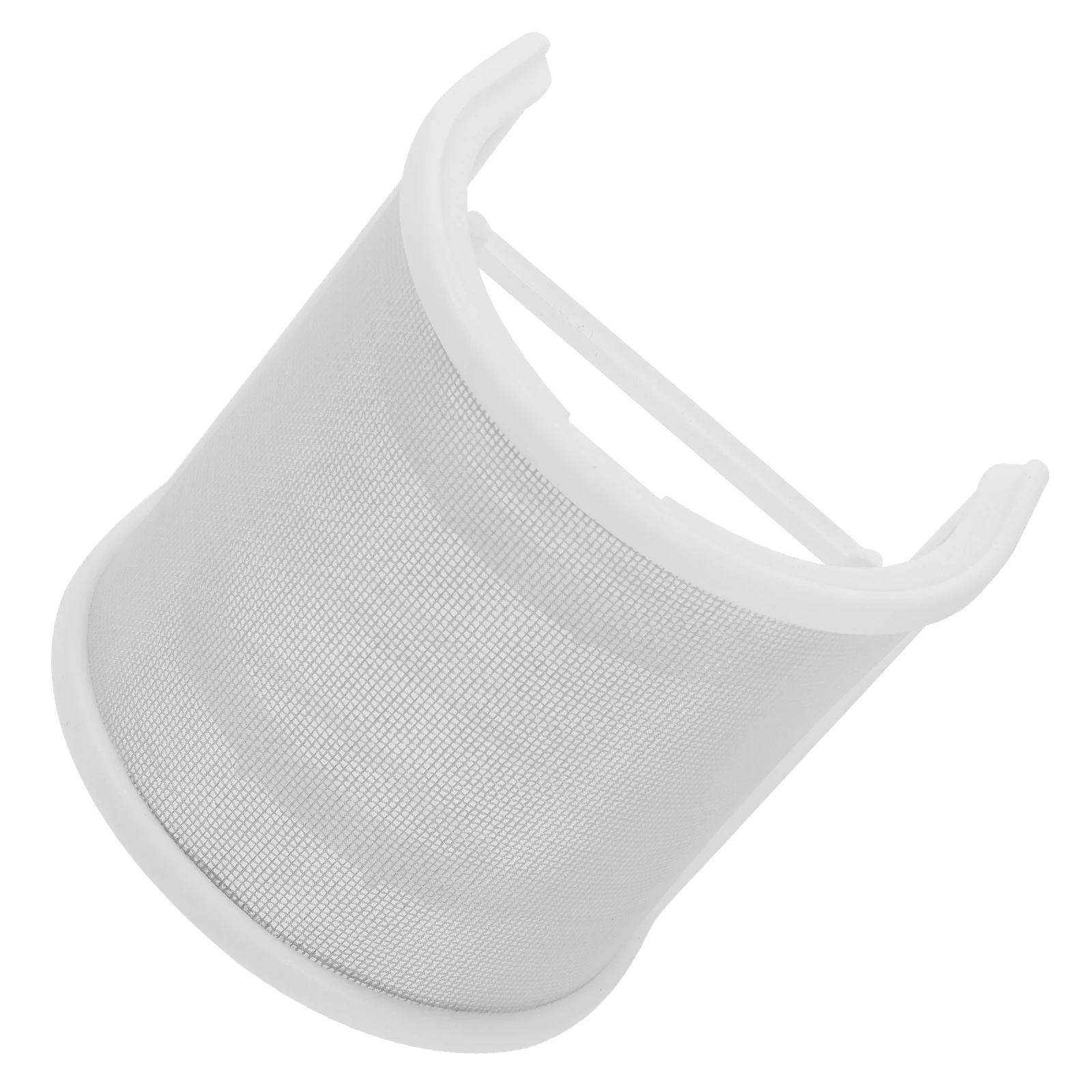 

U Shaped Microphone Windscreen Cover White Metal Pop Filter for Recording Live Broadcast Speech Recognition Anti Spatter Shield