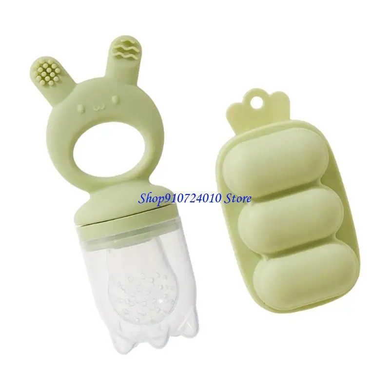 جهاز تغذية فواكه للأطفال 77HD مع صينية تجميد من السيليكون لتخفيف طعام الأطفال #5