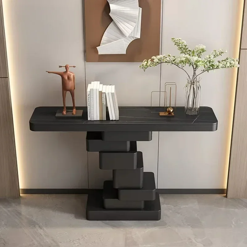 Selected Good Items 2025 Cross-border Modern Luxury Stainless Steel Console Table