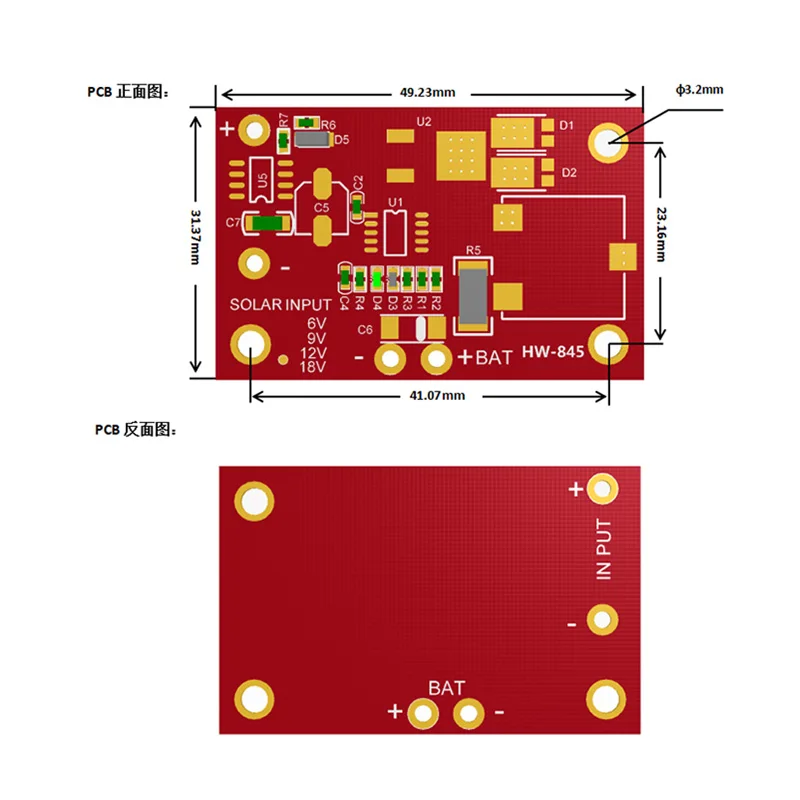 3S 3A 12V MPPT Solar PV Charger Controller Module CN3767  with LED Indicator for 18V Solar Panel System