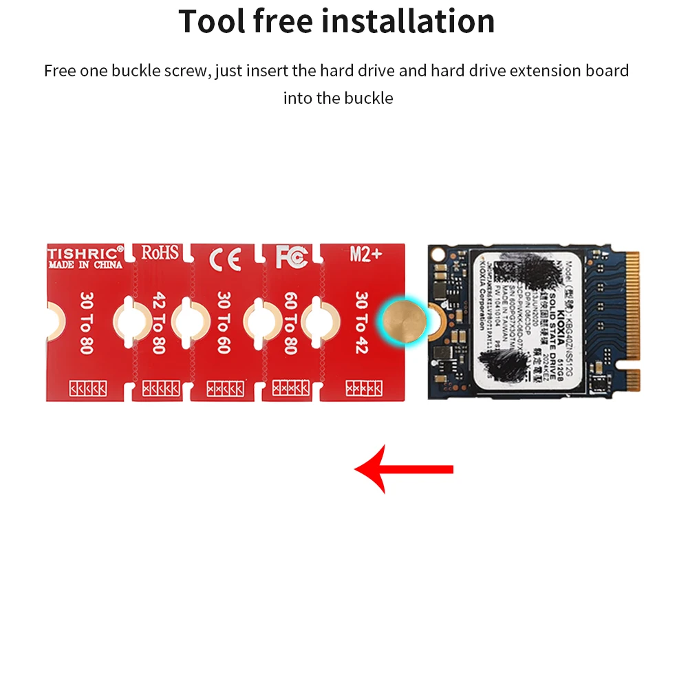 محول لوحة تمديد SSD ، تمديد الطول ، ، 5 أطوال قابلة للتعديل ، 5 أطوال قابلة للتعديل ، من من من ، من من من من ، من ، من ، من ،