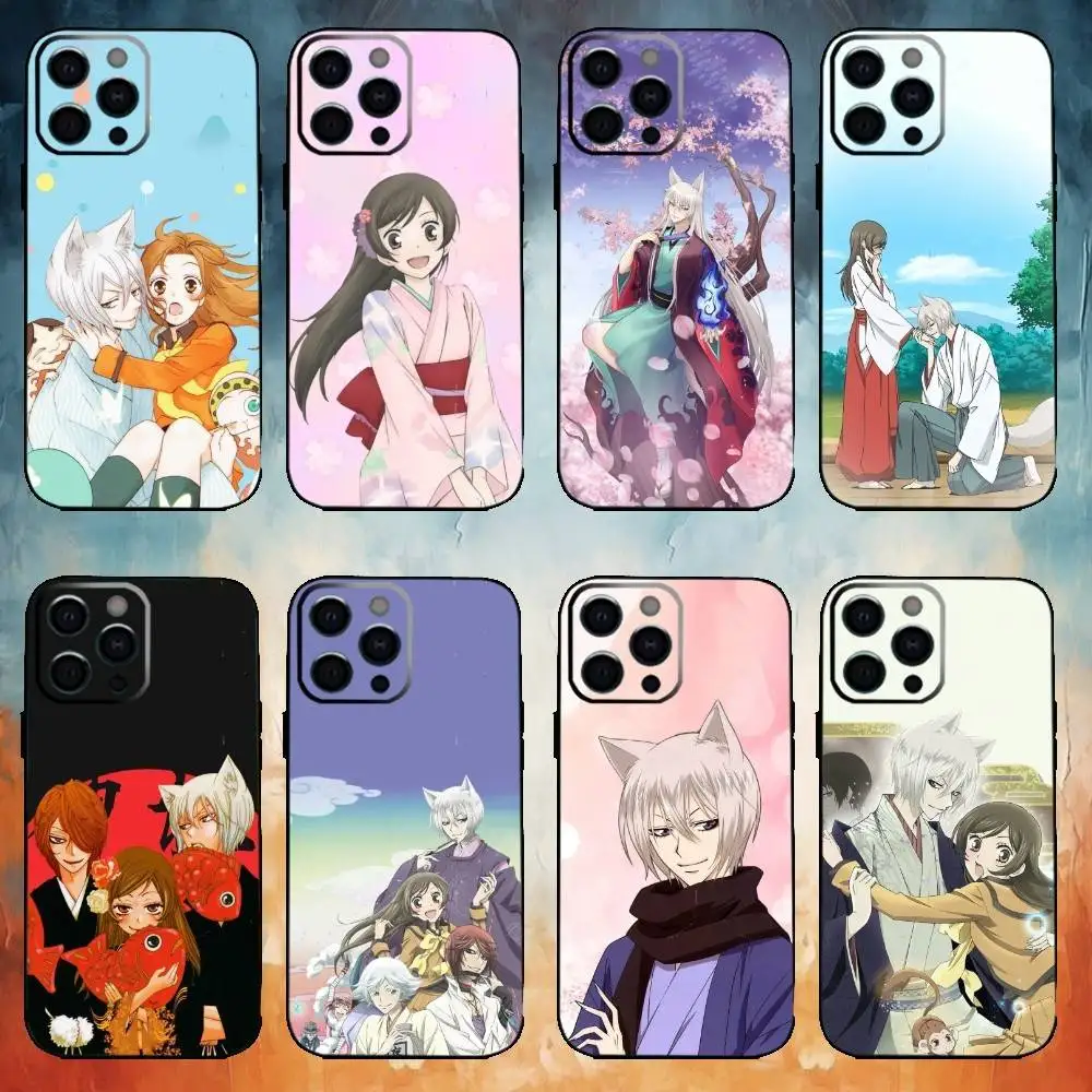 

K-Kamisama Comics Kiss Phone Case For iPhone17,16,15,14,13,12,11 Plus,Pro Max Soft Black Cover