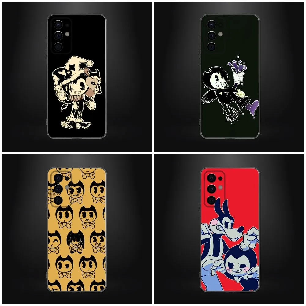 Game B-Bendy Fanart Phone Case For Samsung Galaxy A13,A21s,A22,A31,A32,A52,A53,A71,A80,A91 Soft Black Shell