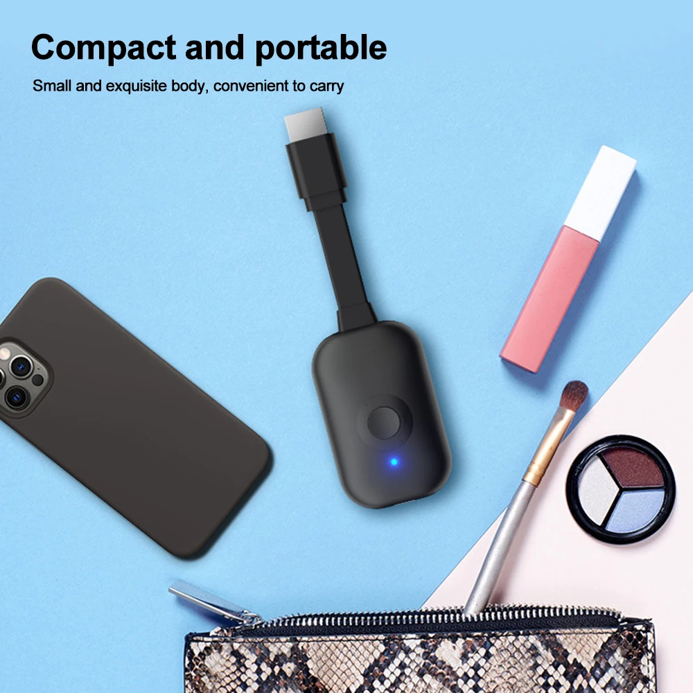 Wireless Screen Miracast TV Dongle Wifi Wireless TV Stick Supoort HDMI-Compatible 4K HD Mirror Screen Display Adapter For IOS