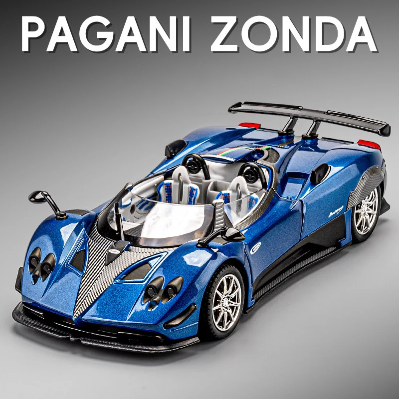 1:24 Pagani Zonda HP Barchetta Supercar Alloy Model Car Toy Diecasts Metal Casting Sound and Light Car Toys For Children Vehicle