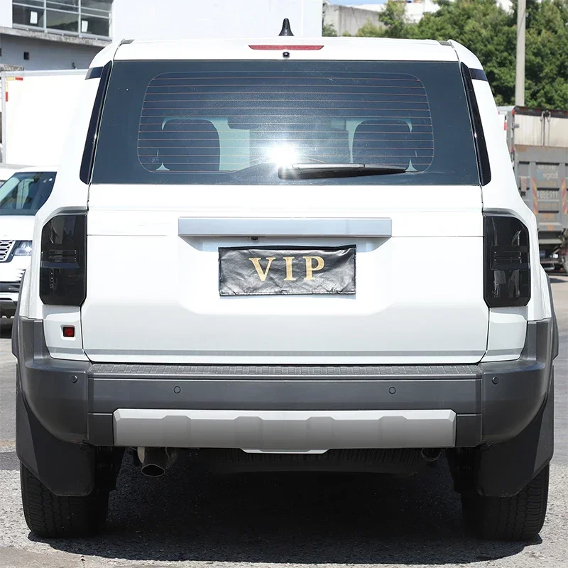 ABS لتويوتا لاند كروزر برادو 250 LC250 2024-2025 سيارة العلوي الذيل غطاء خفيف ملصق اكسسوارات السيارات الحماية الخارجية #6