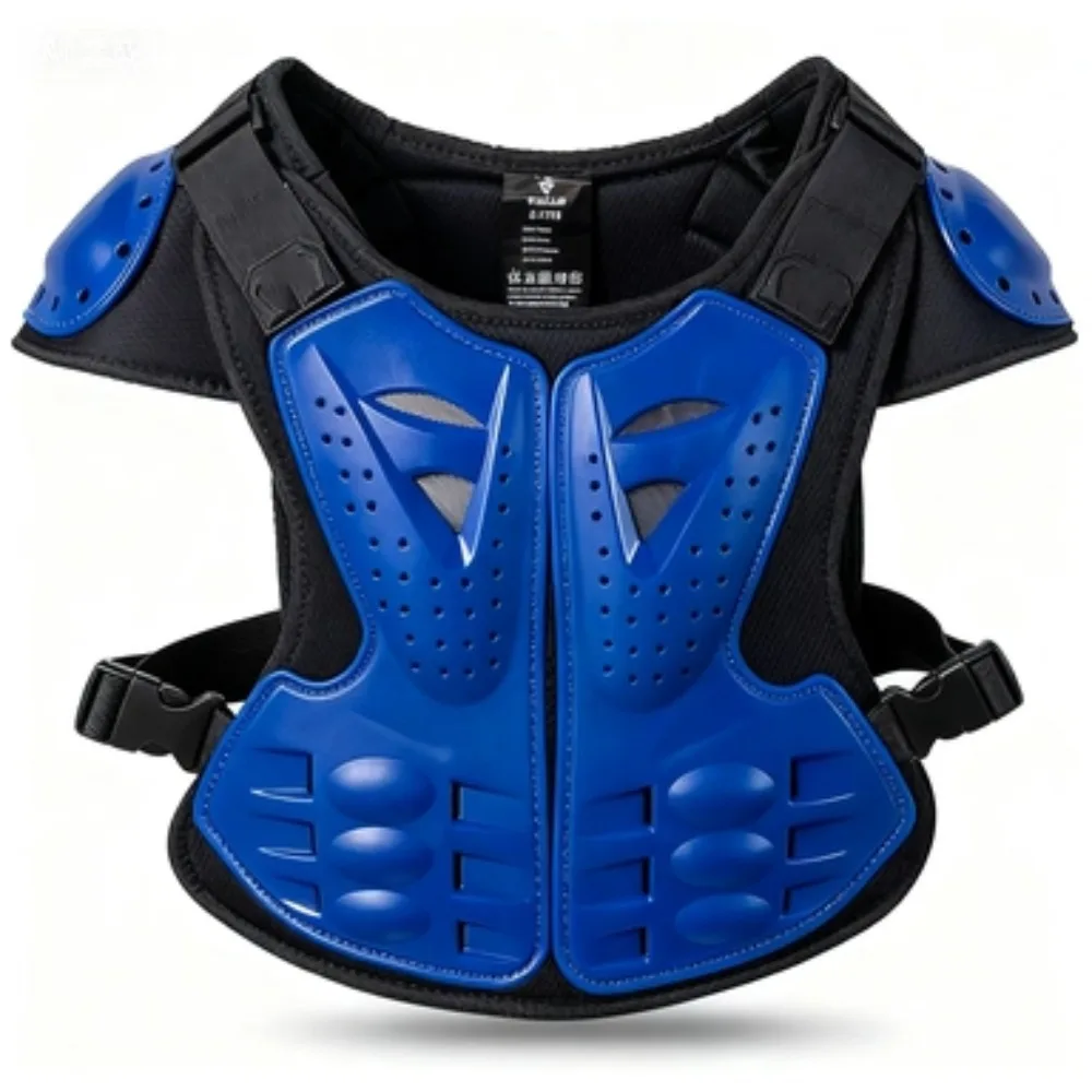 

Kids Protective Armor Shirt with Elbow Knee Back Pads for Motorcycle Bicycle Balance Bike Roller Skating Small-Sized Safety Gear