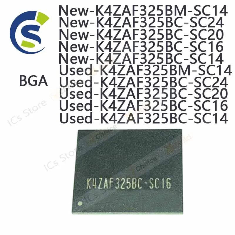 1PCS 100% New K4ZAF325BM-SC14 K4ZAF325BC-SC24 K4ZAF325BC-SC20 K4ZAF325BC-SC16 K4ZAF325BC-SC14 K4ZAF325BC BGA Chipset