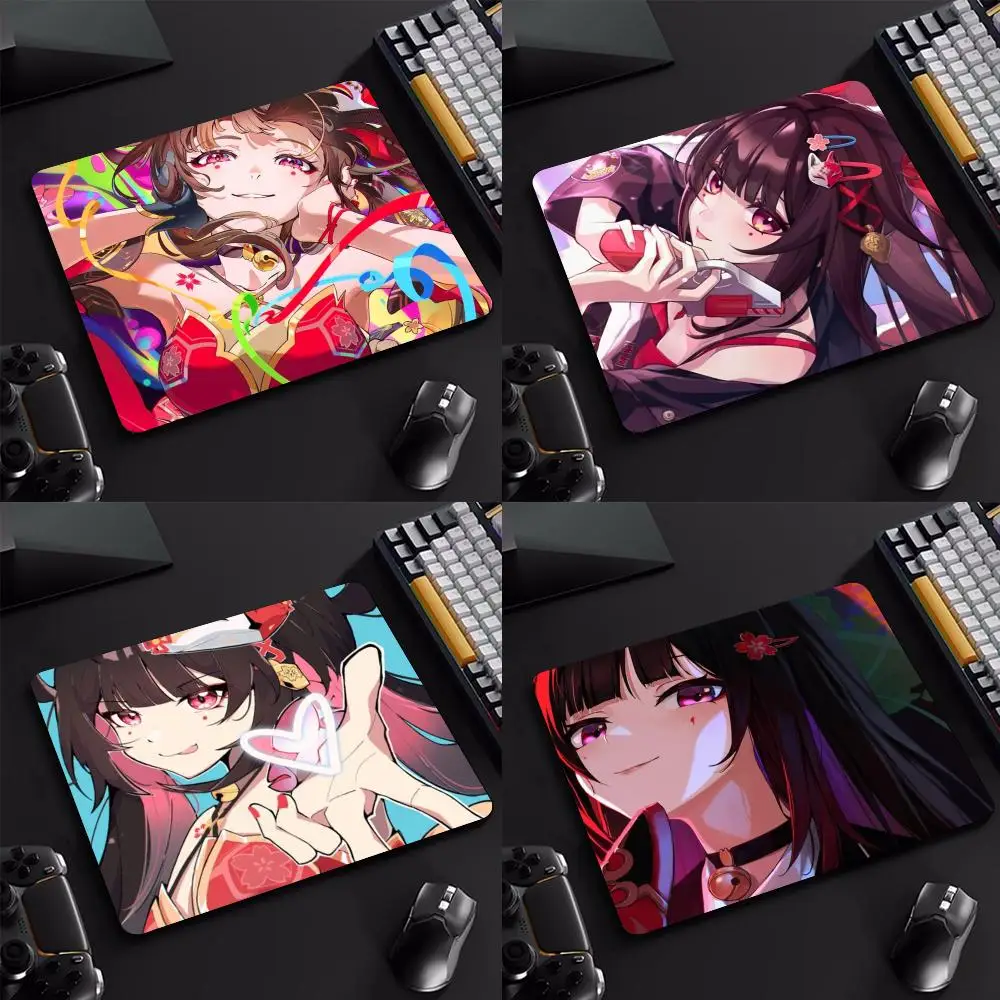 Honkai Star Rail Sparkle Mouse Pad Cartoon rubber Small mouse pad desktop computer office keyboard e-sports ROGs game