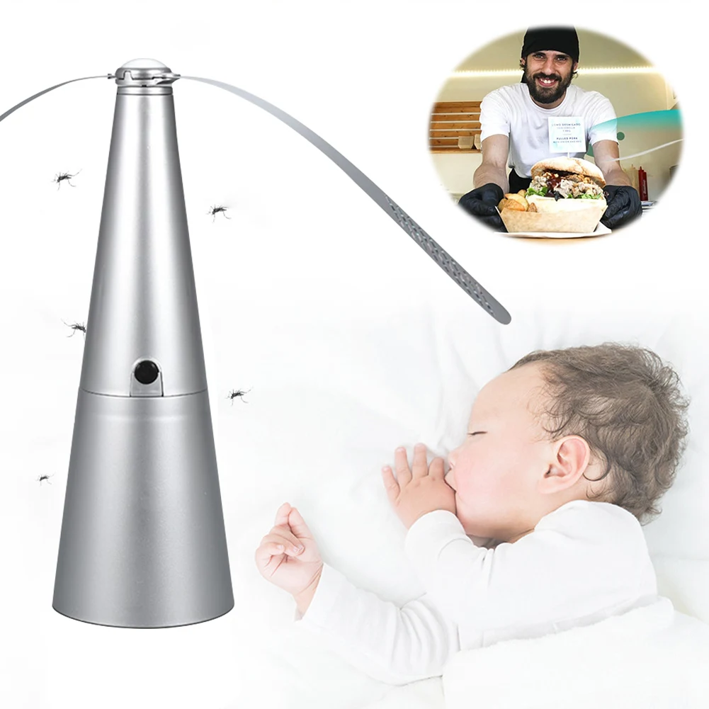 Fly Fans for Tables Battery Operated Fly Spinner Portable Outdoor Picnic Fan Bug Fan for Picnic Party Restaurant Kitchen & BBQ