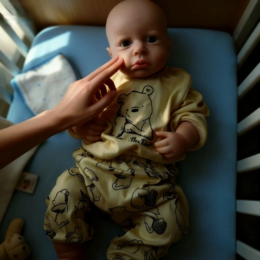 

A эр1 18-дюймовый силиконовый Loulou (пробудитесь на рассвете) Soft Touch с 3D-окрашенной кожей, силиконовый Loulou для мальчиков и девочек