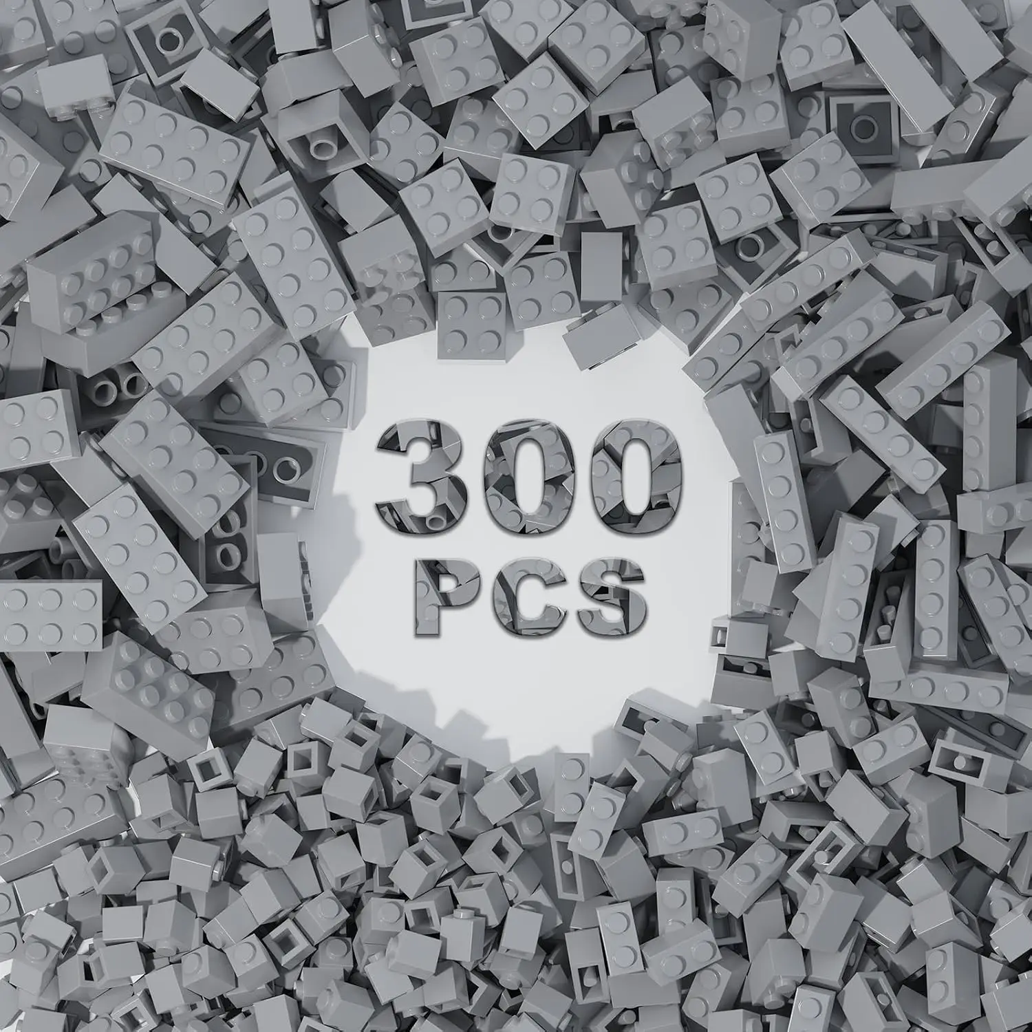 

300Pcs Multi Color Bulk Building Bricks Compatible Major Brands Small Blocks MOC DIY Educational Toy For Kids 6-10 Boys Girls