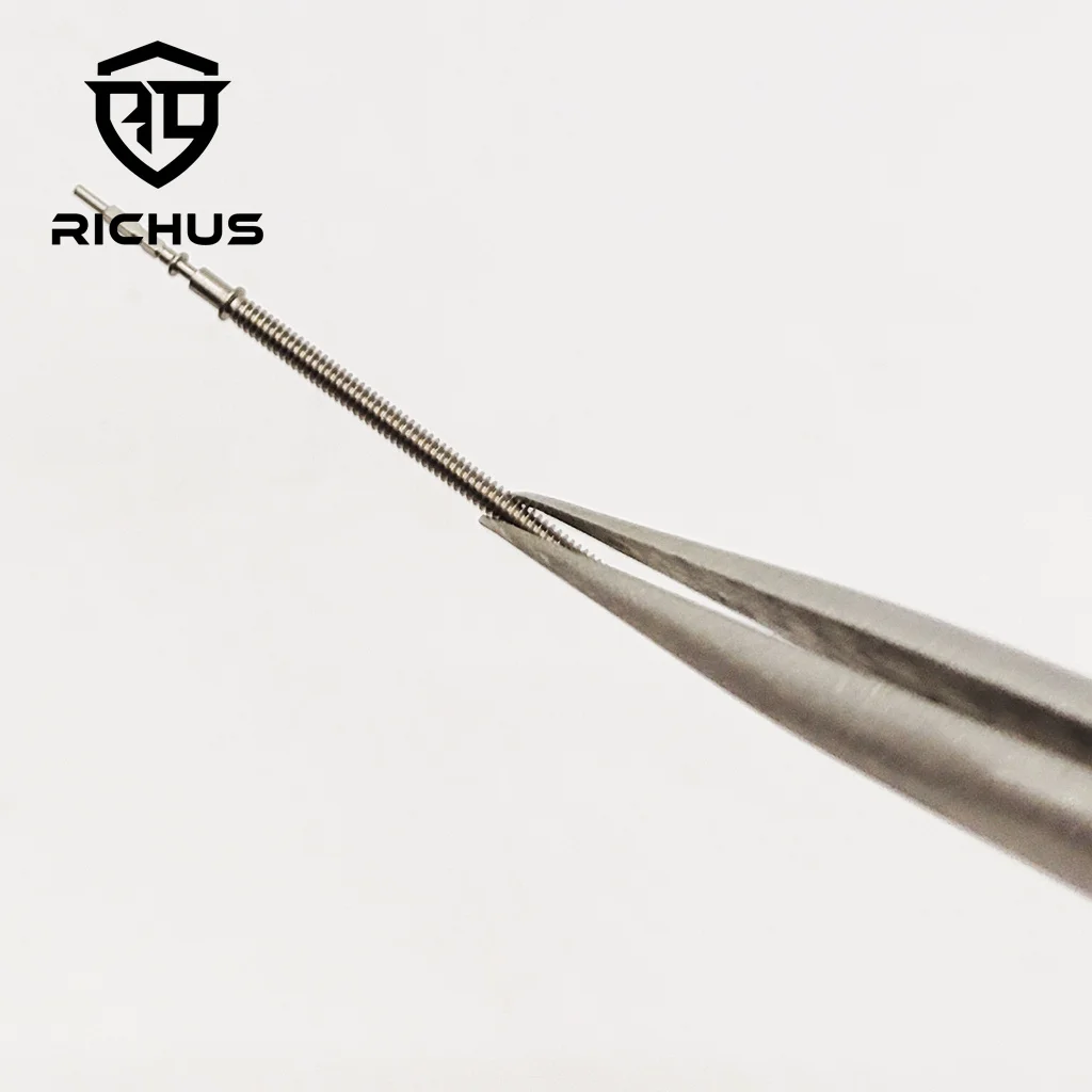 RICHUS VK Stelo dell'orologio Parti in acciaio inossidabile adatte VK61 VK63 VK64 VK67 VK68 Corona Movimento meccanico automatico Corona dell'orologio