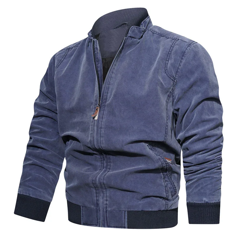 2024 Men's Middle-aged and Young Jackets, Men's Pure Cotton Jackets, Casual Workwear, Oversized Jackets