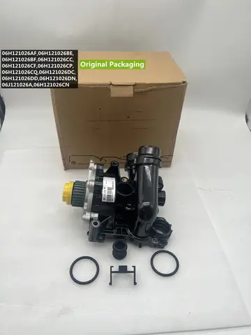 독일산 OEM 금속 워터 펌프 온도조절기 어셈블리, 아우디 A4 Q3 Q5 VW 파사트 GTI 티구안 제타 MK5 MK6 1.8 2.0 CCZ CDN용