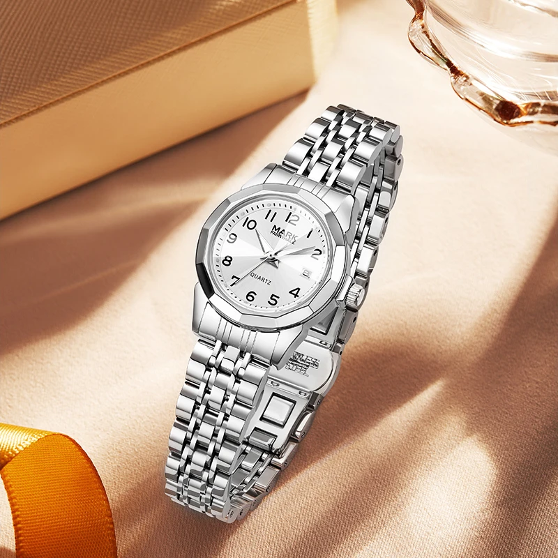 Mark Fairwhale 3830 Fashion Women's Quartz Watches Date Watch for Woman Waterproof Luminous High Quality Ladies Watch