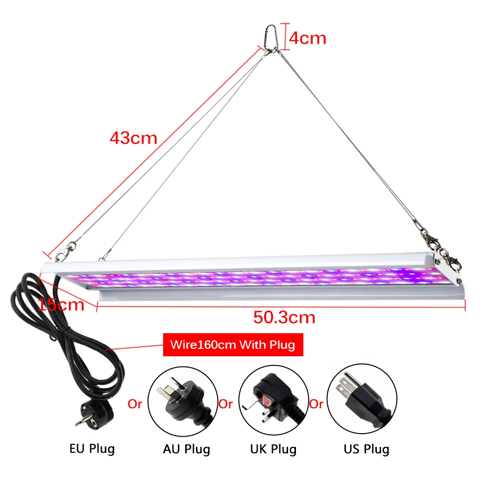 Imagem -06 - Led Crescer Espectro Completo de Luz Ac85265v 80w Phytolamp à Prova Impermeável Água Crescente Lâmpada para Plantas de Interior Estufa Tenda Seedings 1000w