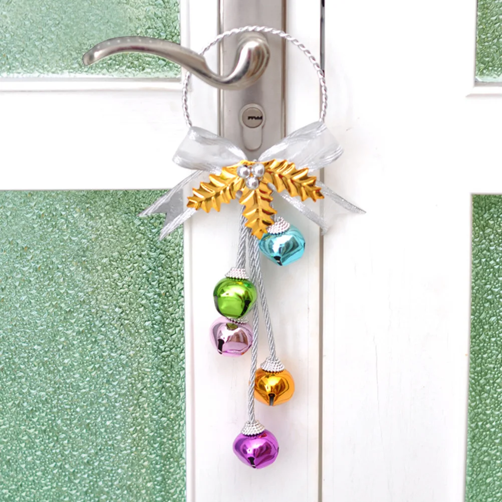 

3 Pcs Christmas Bell Pendants Iron Xmas Tree Hanging Decor Home Window Door Pendants Festive Atmosphere Hotel Office Mansion