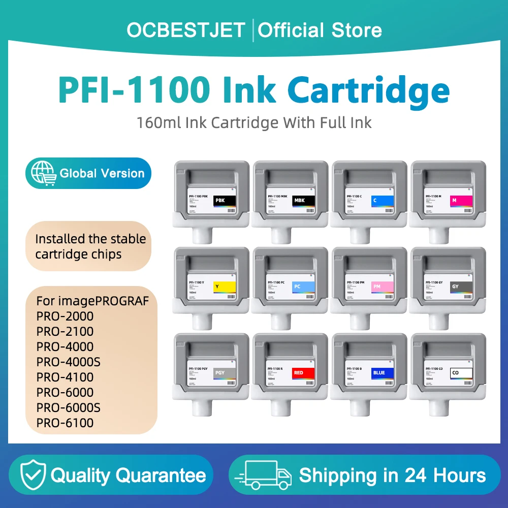 cartouche-d'encre-160ml-pour-canon-pfi-1100-avec-encre-pigmentee-complete-pour-canon-imageprograf-pro-2000-2100-4000-4000s-4100-4100s-6000